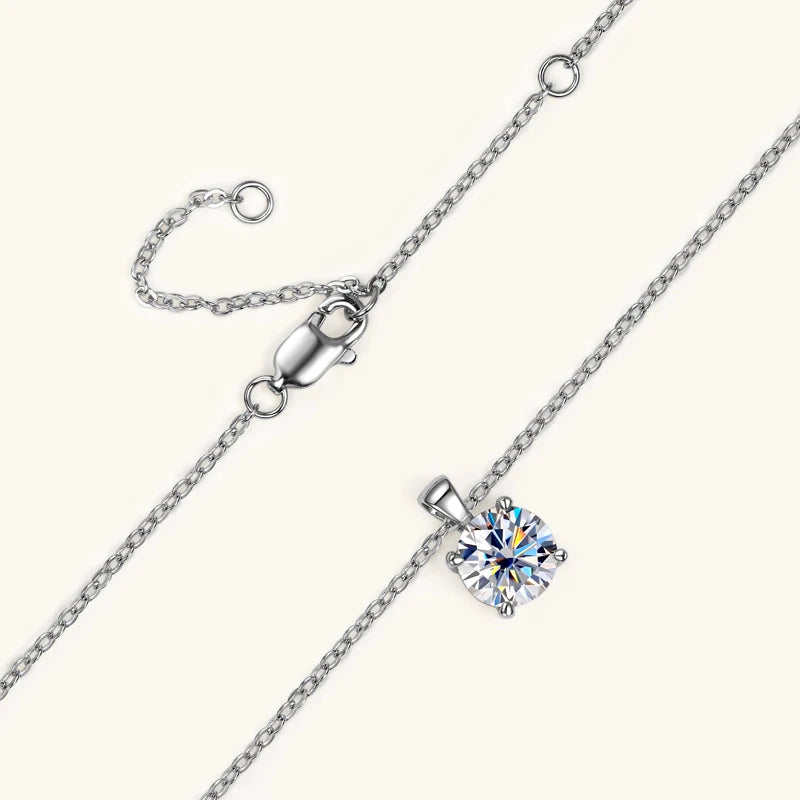 Solitaire Drop Necklaces